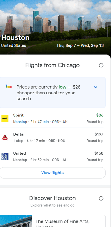 Houston flights from Chicago - money-saving tips.